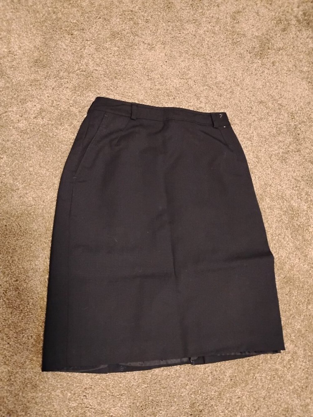 Tailored, High Quality Wool Pencil Skirt